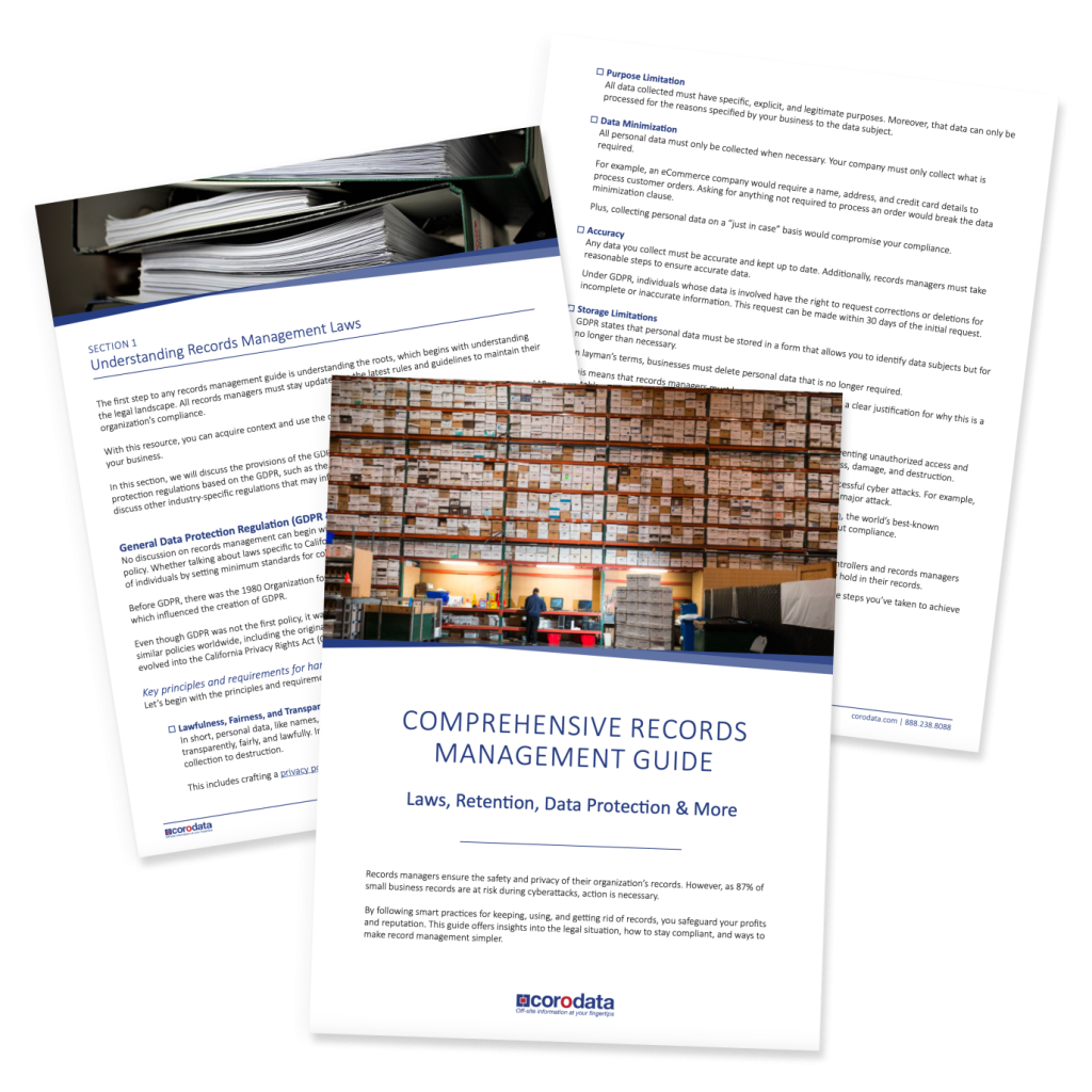 comprehensive records management ebook